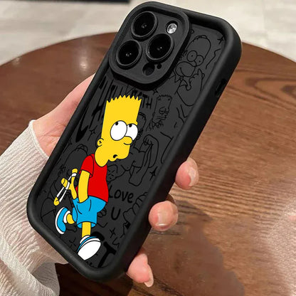 Disney Bart Simpsons Cartoon Phone Case For iPhone