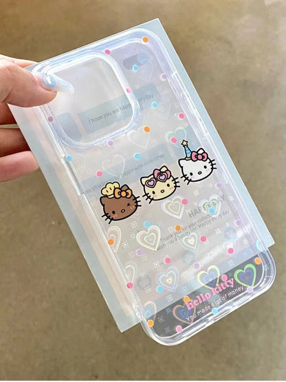 Hello Kitty Full Screen Face Phone Case For iPhone