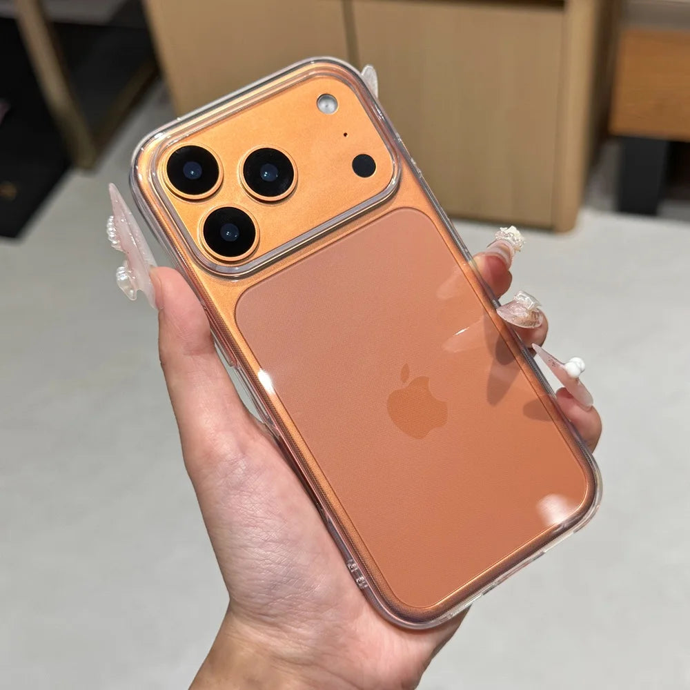 Transparent Shockproof Hard Acrylic Case For iPhone