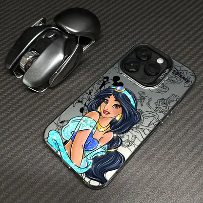 Disney Winnies Elsa Jasmine Phone Case For iPhone