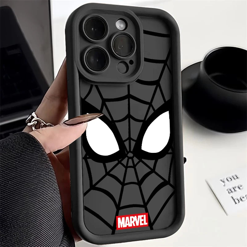 Hot Marvel Spider Man Silicone Soft Phone Case For iPhone