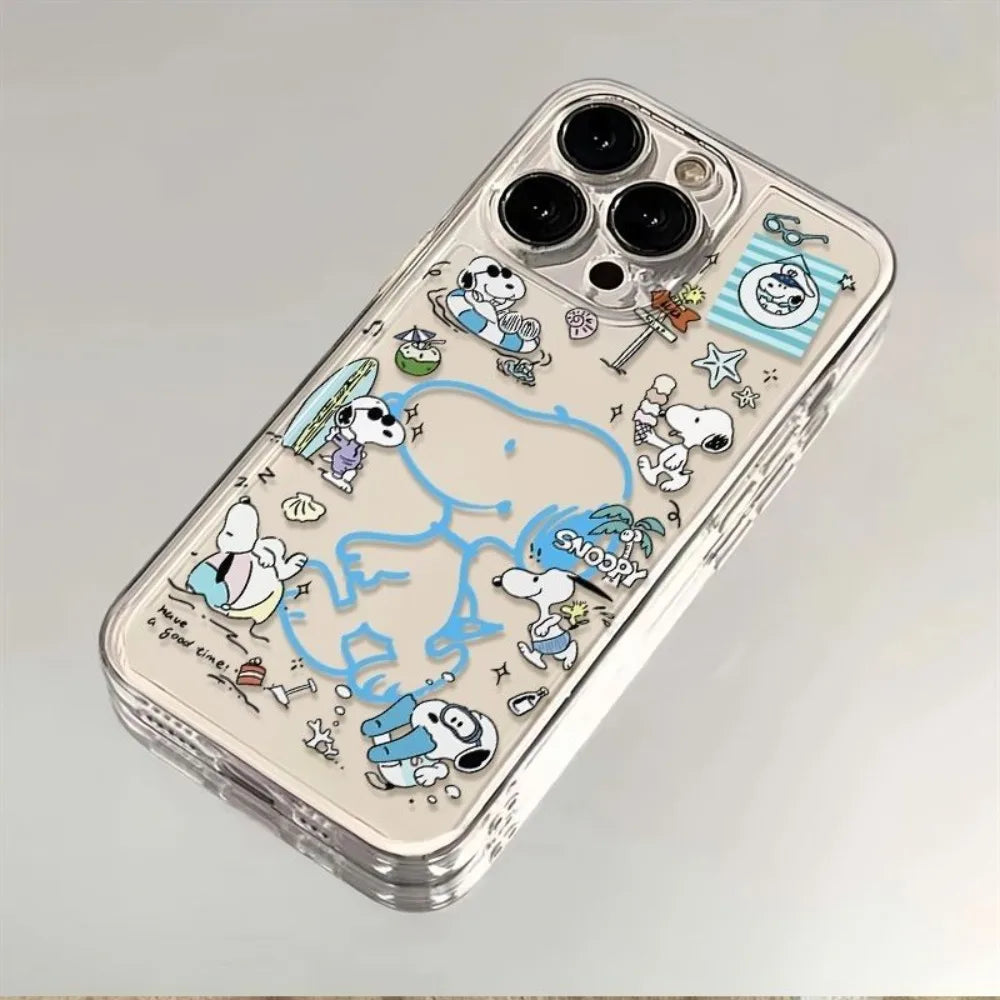 Creative Anime Peripheral Tpu Transparent Mobile Phone Case For iPhone