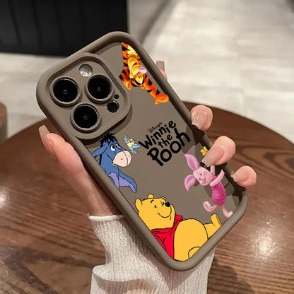 Winnie Piglet Tigger Cartoon Phone Case For iPhone