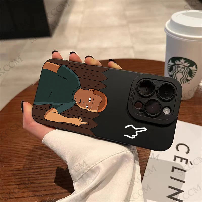 Funny Cartoon Man Phone Case For iPhone