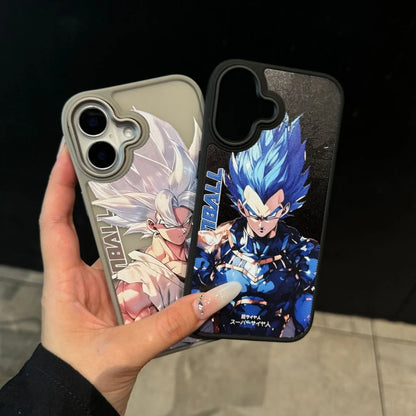 3D Dragon Ball Son Goku Vegeta Phone Case For iPhone