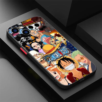 Soft shell Anime One Pieces Phone Case For iPhone