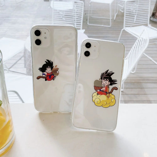 3D Dragon Ball Son Goku transparent Phone Case For iPhone