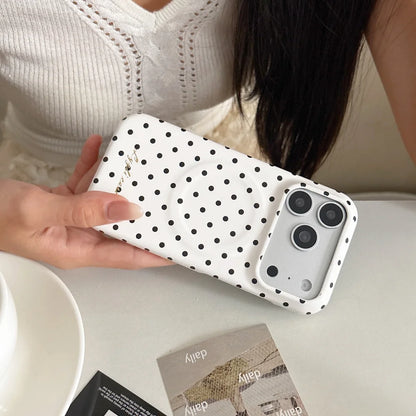 For Magsafe Polka Dot Candy Color Case For iPhone