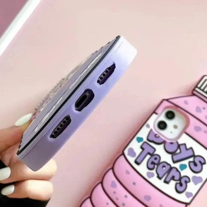 3D Cartoon Water Bottle Phone Case Soft Silicone Cover