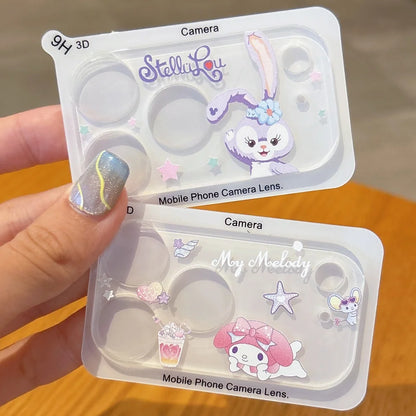 Cute Cartoon Camera Protector Lens Film For iPhone