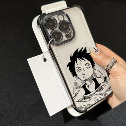 Cartoon One Piece Luffy Case For iPhone