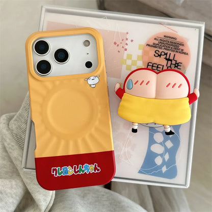 Funny Cute Cartoon Magnetic Phone Case For iPhone