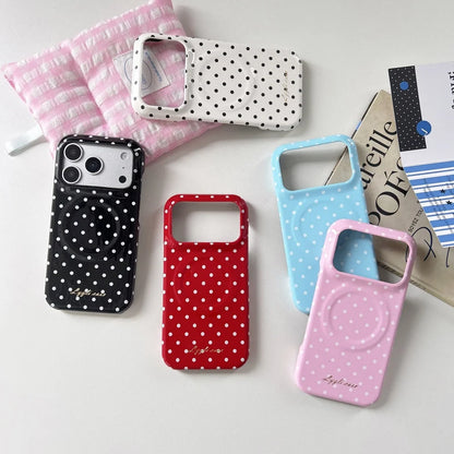 For Magsafe Polka Dot Candy Color Case For iPhone