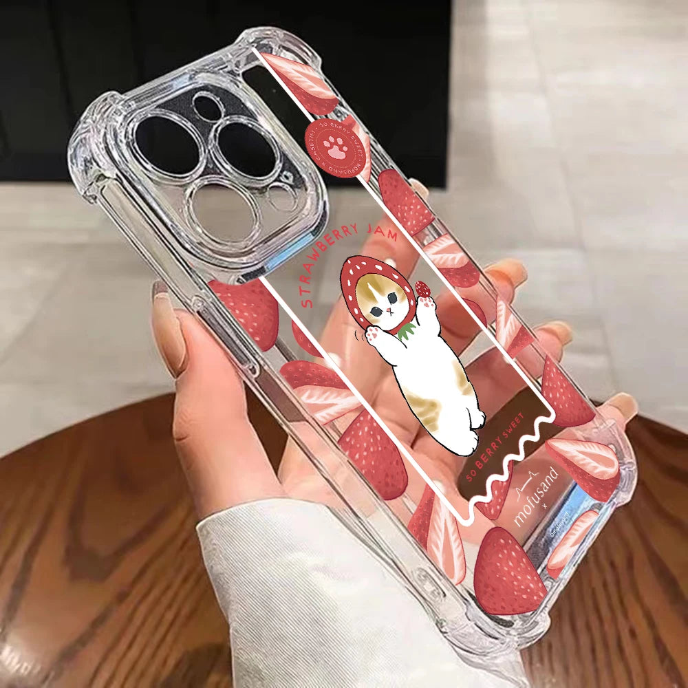 Mofusands Cat Phone Case For iPhone