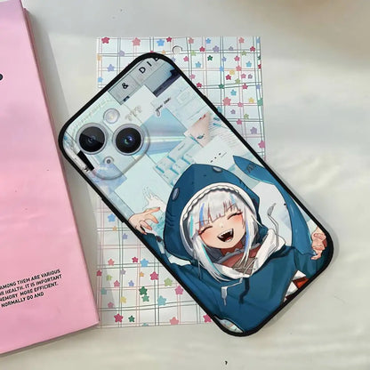 Anime Hololive Gawr Gura Phone Case For iPhone