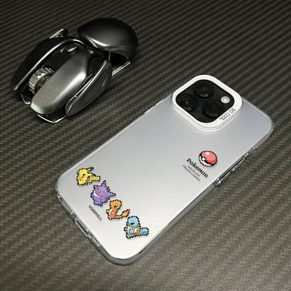 Cute Pixel Pokemon Pattern Phone Case For iPhone