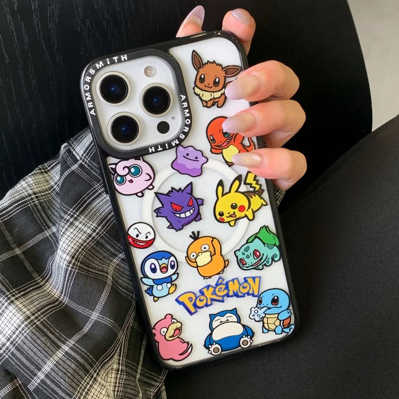 Luxury Pokemons Ditto Bulbasaur Phone Case For iPhone