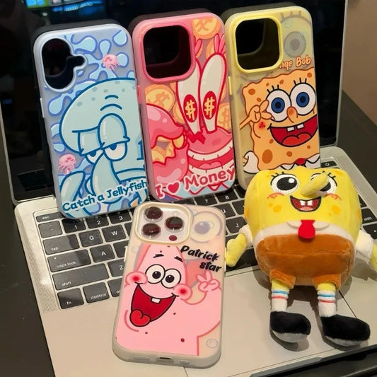 Anime Spongebo Squarepants Mobile Phone Case Available For iPhone