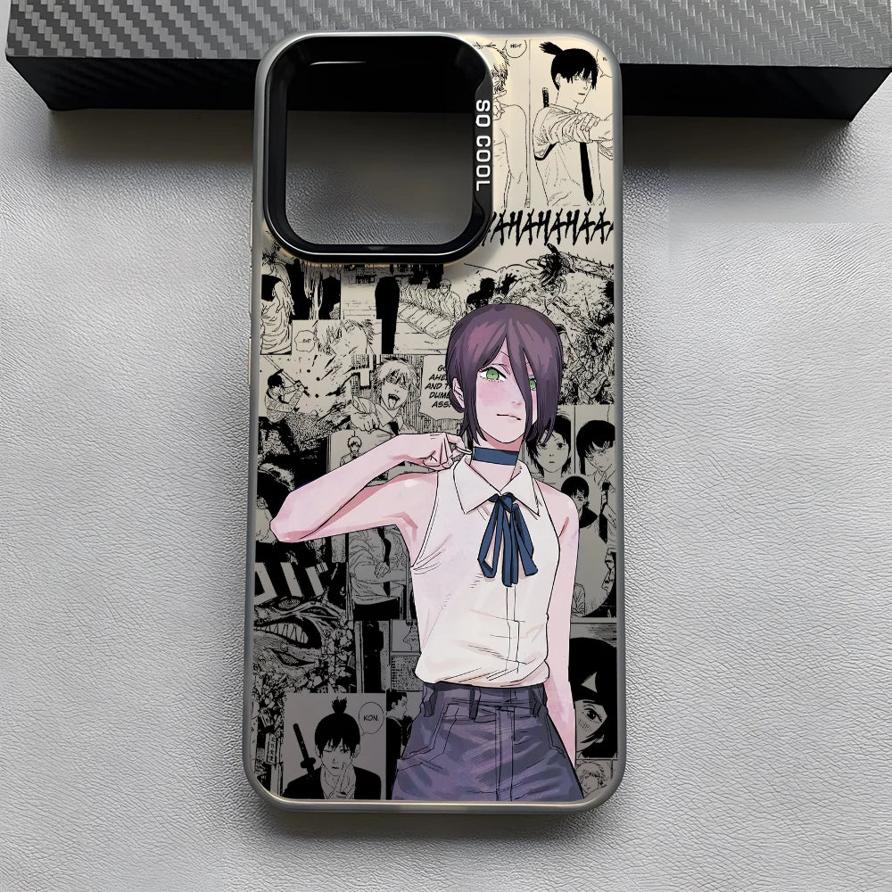 Cool Anime Reze Phone Case For iPhone