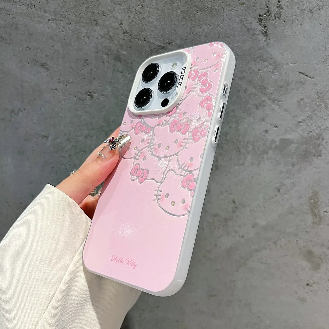 Hello Kitty Full Screen Face Phone Case For iPhone