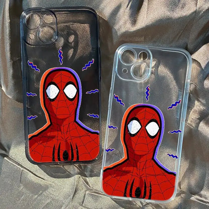 Marvel Spider Man Fun Cartoon Phone Case For iPhone