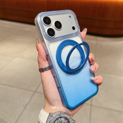 Transparent 360°Rotating Metal Holder Ring Bracket For Magsafe Magnetic Case For iPhone