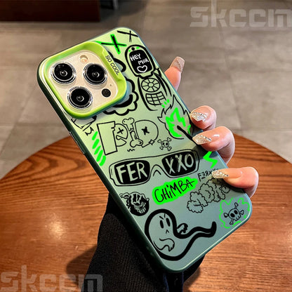 Street Classic Graffiti Print Phone Case For iPhone