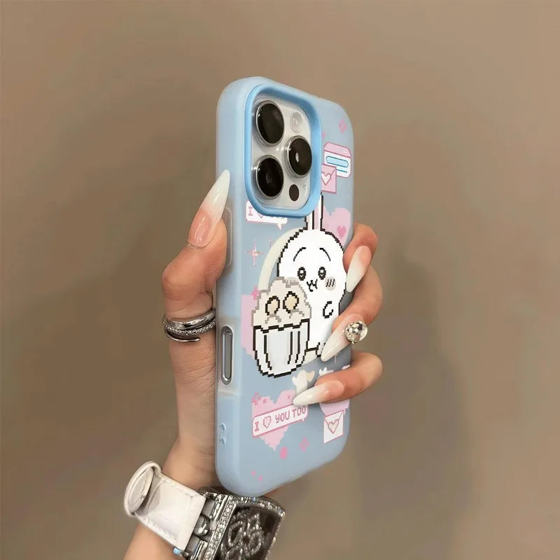 Anime Chiikawa Hachiware Usach Mobile Phone Case Available  For iPhone