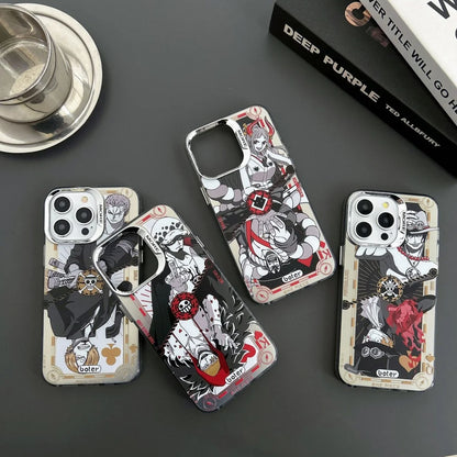 Anime One Piece Ace Sabo Law Sanji Phone Case  For iPhone