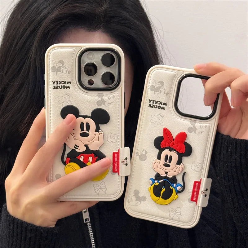 Cartoon Mickey Minnie iPhone