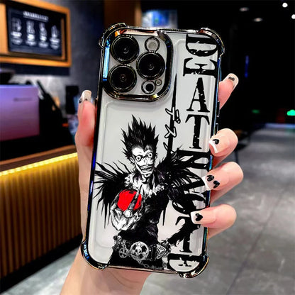 Anime Misa Death Note Four Corner Anti Fall Case  For iPhone