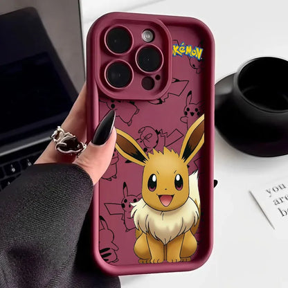 Eevee Gengar Pokemon Anime Soft Silicone Phone Case