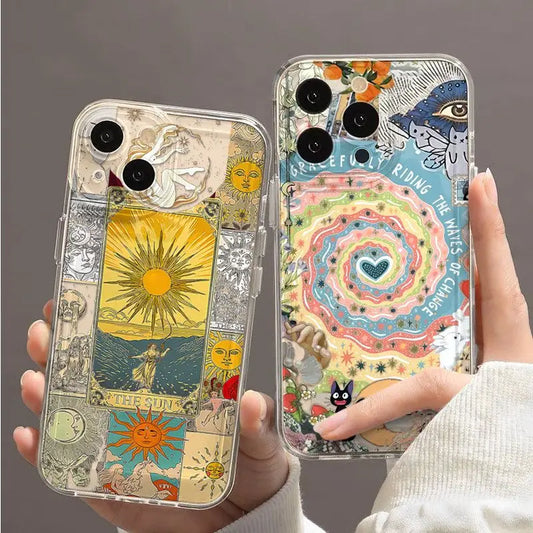 Retro Graffiti Back Phone Case