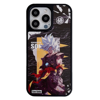 Luxury Anime Dragon Ball Goku Z Pattern Silicone Case For iPhone
