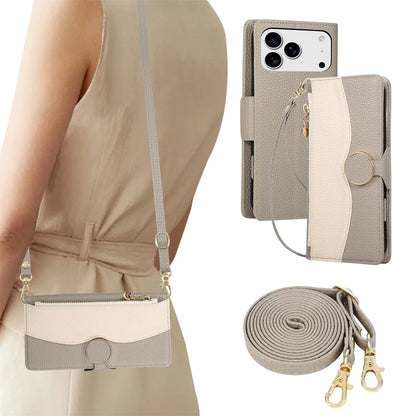 Zipper Crossbody Phone Case For iPhone