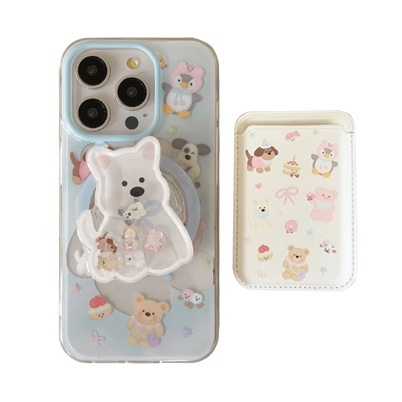 Kawaii Magnetic Stand Phone Case