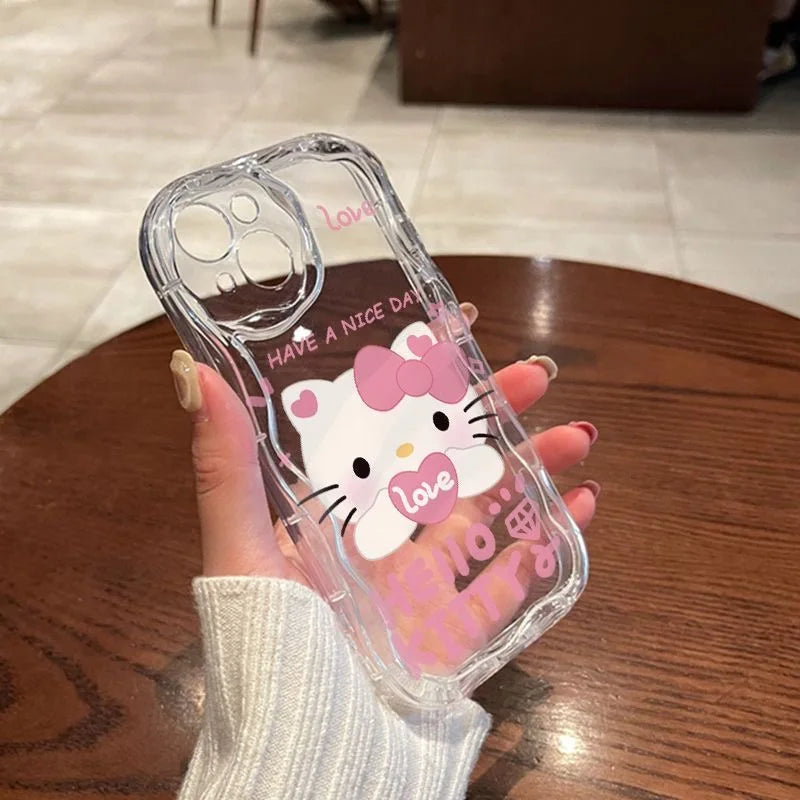 Hello Kitty Kawaii Love Nice Day Phone Case For iPhone