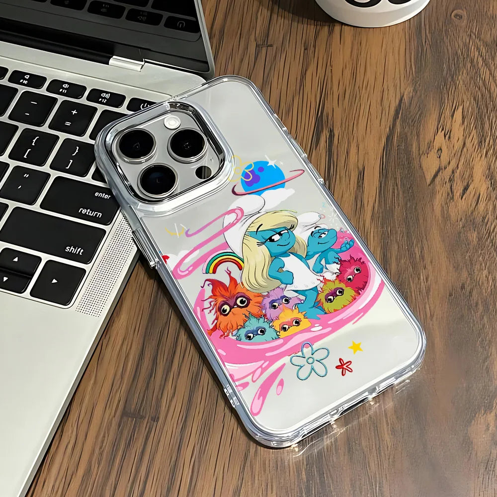 Cartoon Cute The Smurfs New Phone Case For iPhone