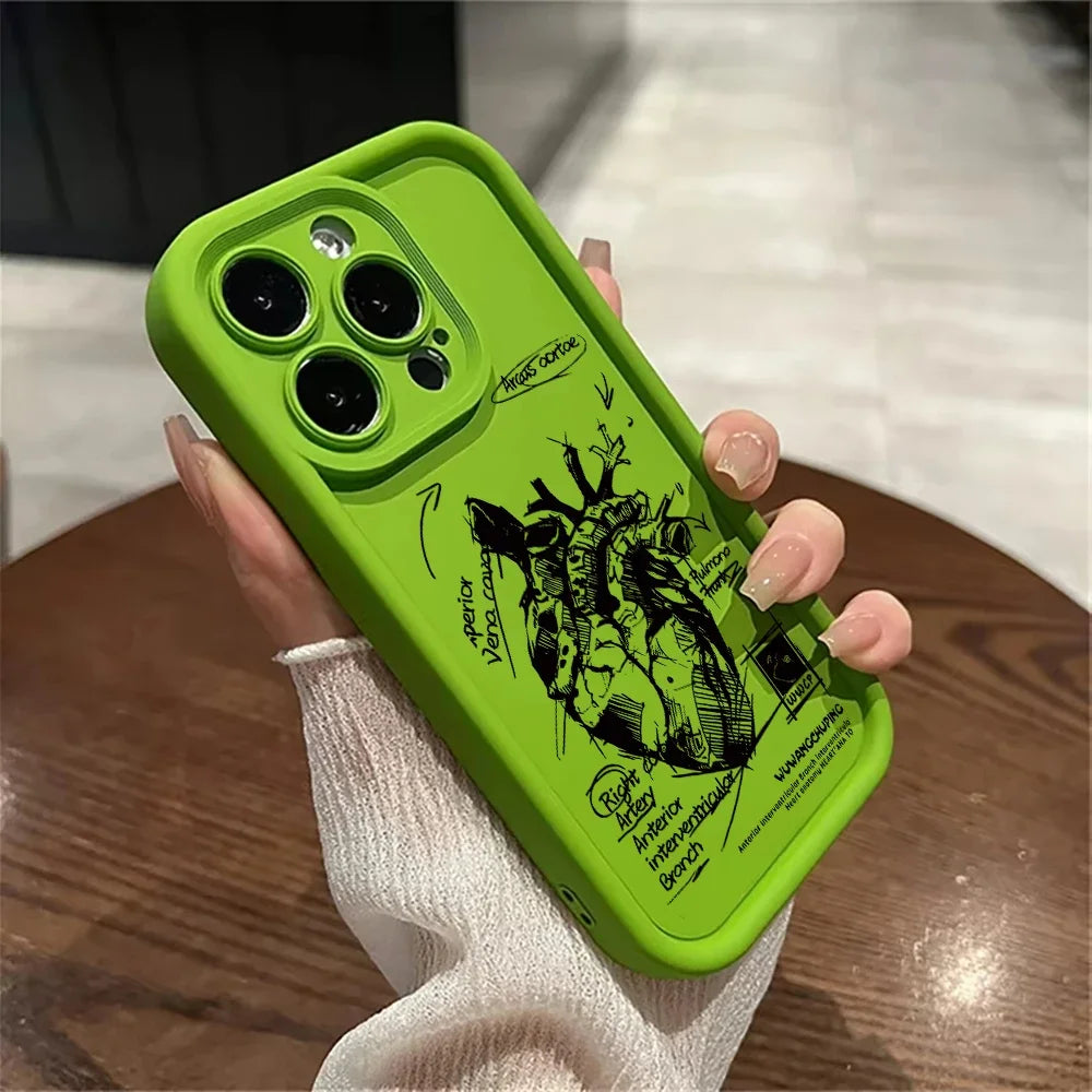 Creative Cardiovascular Model Heart Medical Phone Case