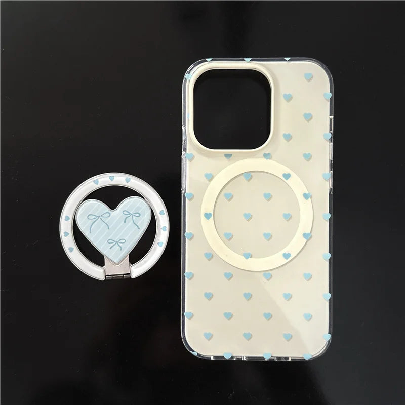 Cute Little Love Heart Magnetic Phone Case