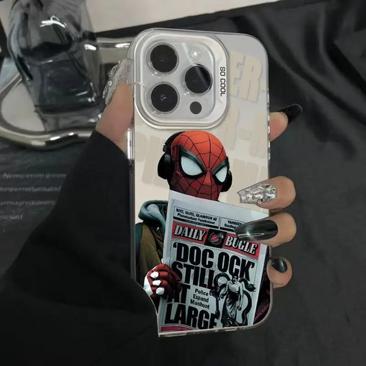 Marvel Spider Man News newspapers Phone Case For iPhone