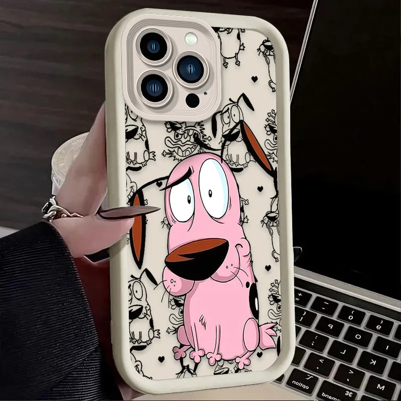 Courages Cowardly Dog Case For iPhone