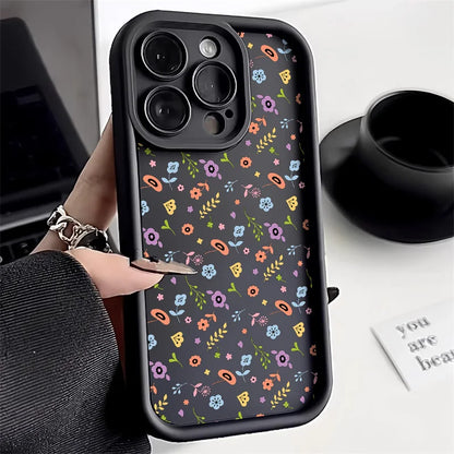 Flower Shockproof Silicone Cover Soft Funda Phone Case