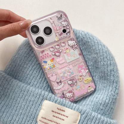Luxury IMD Sanrio Hellos Kitty Kuromis Melodys Phone Case For iPhone