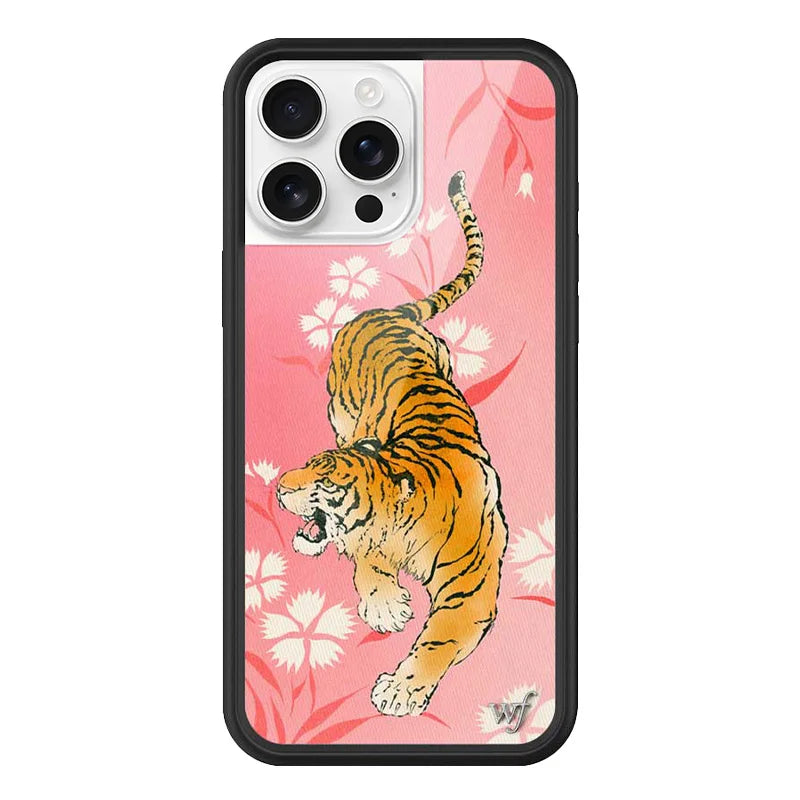 Wildflower INS Tiger Blossom Phone Case For iPhone