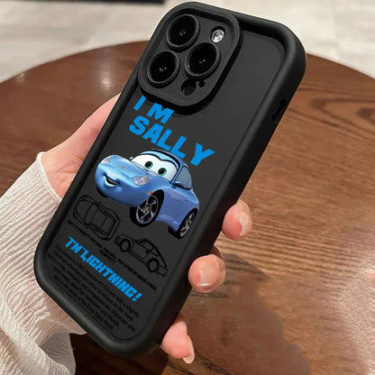 Lightning McQueen Sally Disney Phone Case For iPhone