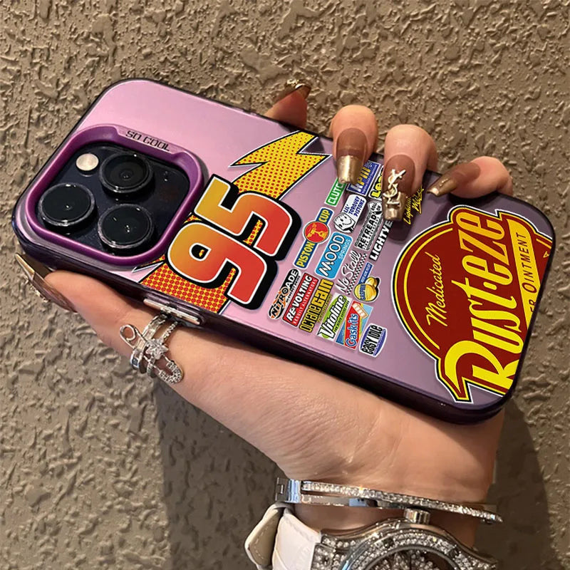 Lightning McQueen 95 Cars Phone Case For iPhone