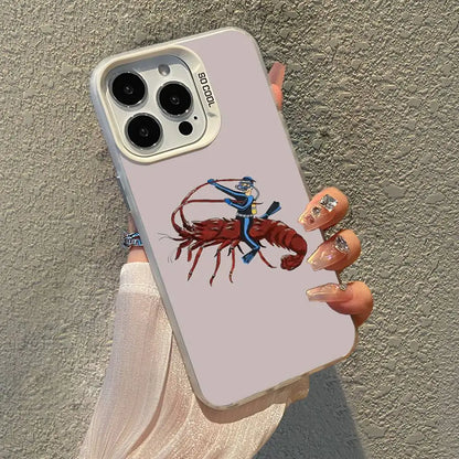Lobster Diving With Scuba Diver Phone Case For iPhone
