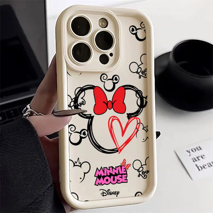 Mickey Minnie Love Disney Mouse Phone Case For iPhone