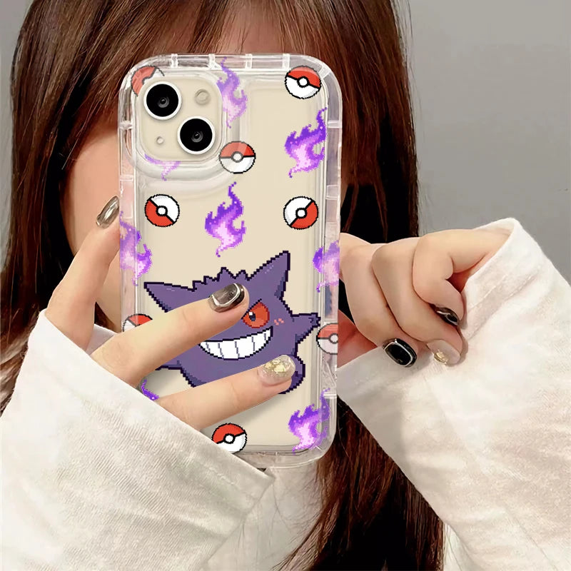 Pokemon Pikachu Gengar Charmander Case  For iPhone